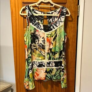 Floral Sleeveless Top